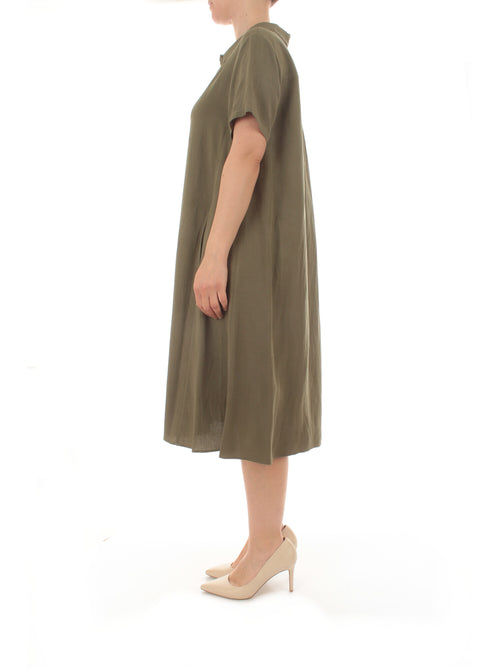 Luisa Viola abito da donna verde militare