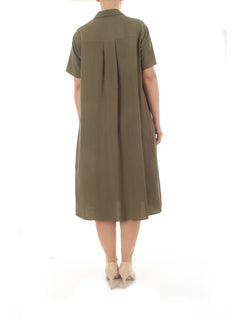Luisa Viola abito da donna verde militare
