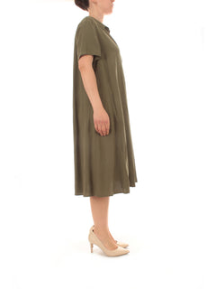 Luisa Viola abito da donna verde militare