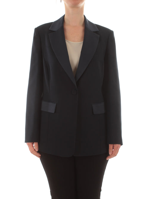 Persona By Marina Rinaldi MANDARE giacca da donna blu