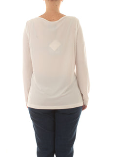 Persona By Marina Rinaldi ERCOLE T-shirt da donna bianco seta