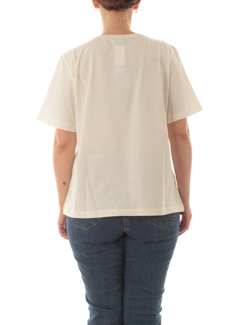 Persona by Marina Rinaldi ROMANA T-shirt bianco seta