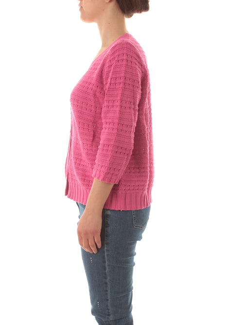 Persona By Marina Rinaldi RODANO cardigan da donna rosa