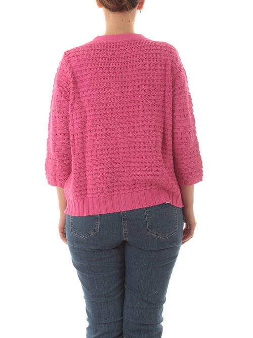 Persona By Marina Rinaldi RODANO cardigan da donna rosa