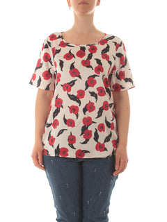 Persona By Marina AUSONIA blusa fiore naif da donna