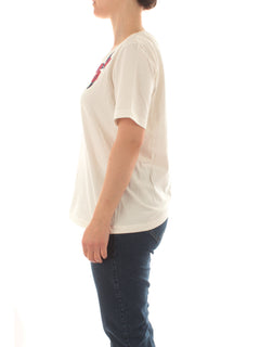 Persona by Marina Rinaldi KIPUR T-shirt da donna bianco seta