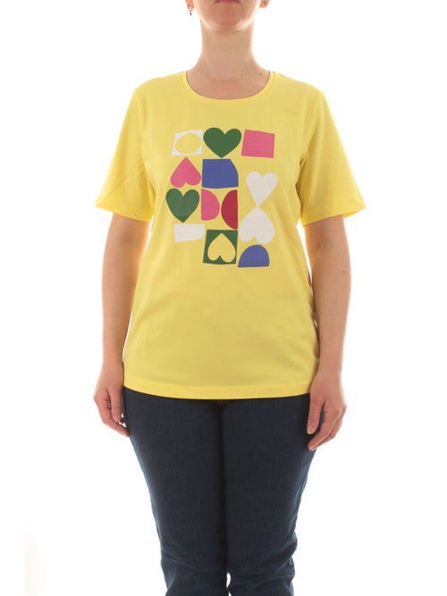 Persona by Marina Rinaldi KIPUR T-shirt da donna giallo chiaro