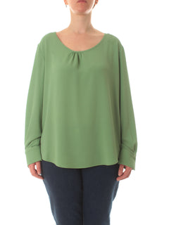 Persona by Marina Rinaldi radente blusa da donna verde chiaro