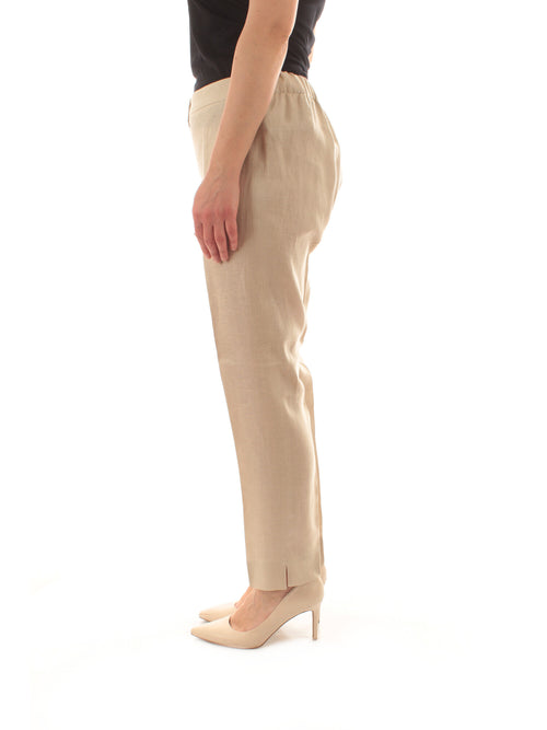 Persona By Marina Rinaldi ANGOLO pantalone in lino da donna sabbia