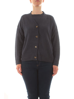 Persona by Marina Rinaldi CRIS coordinato in maglia da donna blu