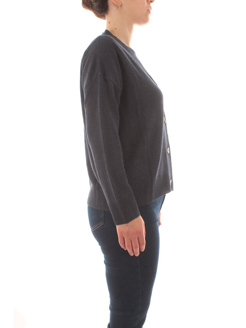 Persona by Marina Rinaldi CRIS coordinato in maglia da donna blu