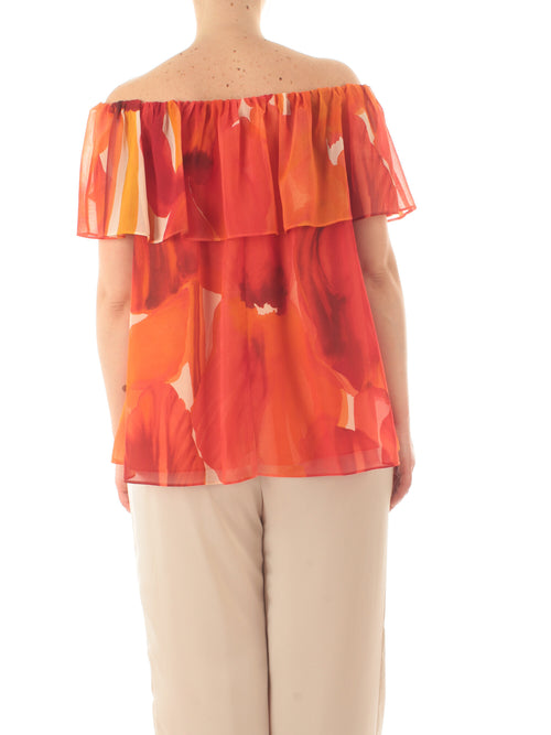 Persona By Marina Rinaldi ROLLIO casacca da donna dis. iris