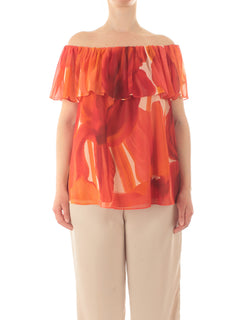 Persona By Marina Rinaldi ROLLIO casacca da donna dis. iris