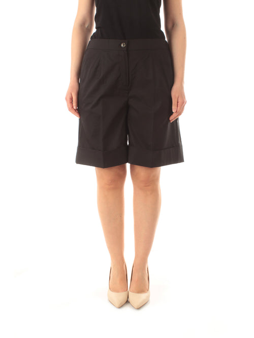 Persona By Marina Rinaldi FAUNA shorts da donna nero