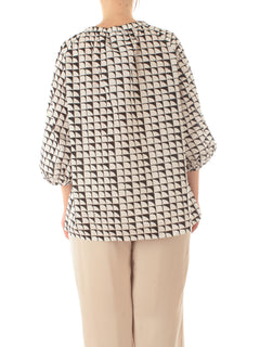 Persona by Marina Rinaldi GENNY blusa da donna geometrica