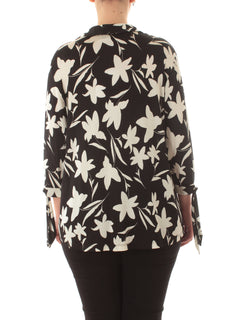 Gaia Life blusa in jersey da donna nero