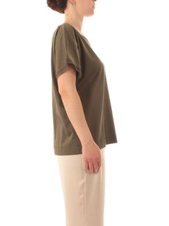 Gaia Life blusa da donna verde militare