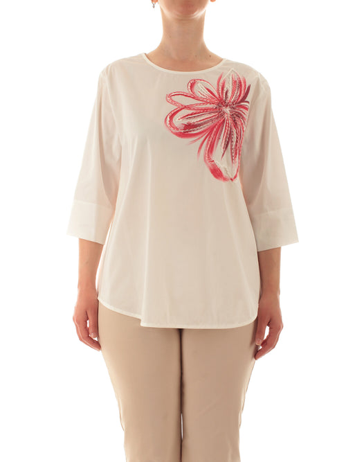 Gaia Life camicia da donna bianco ottico