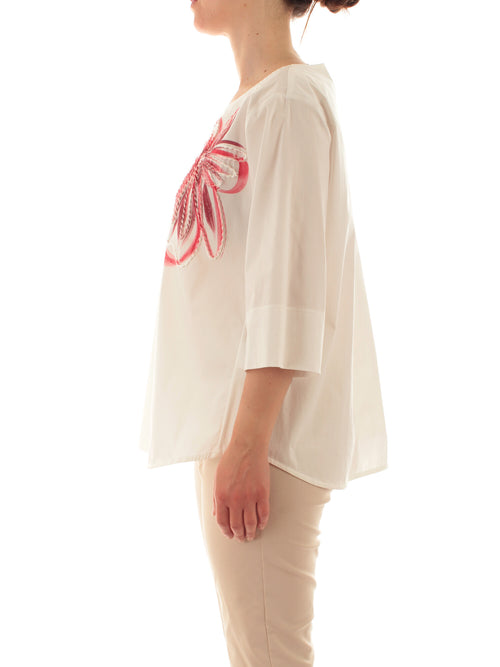 Gaia Life camicia da donna bianco ottico