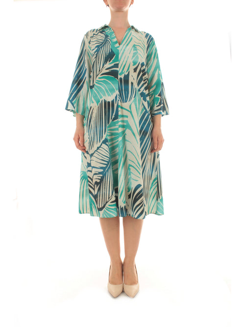 Gaia Life abito da donna in cotone turchese