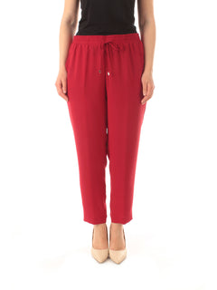 Gaia Life pantalone ampio in georgette leggera da donna porpora