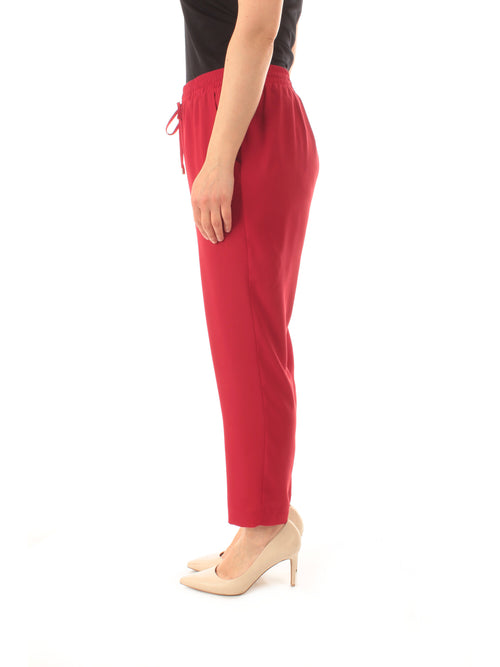 Gaia Life pantalone ampio in georgette leggera da donna porpora