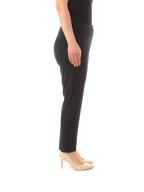 Gaia Life pantalone a sigaretta da donna blu navy