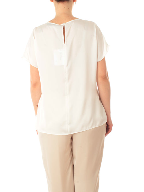 Gaia Life blusa da donna panna
