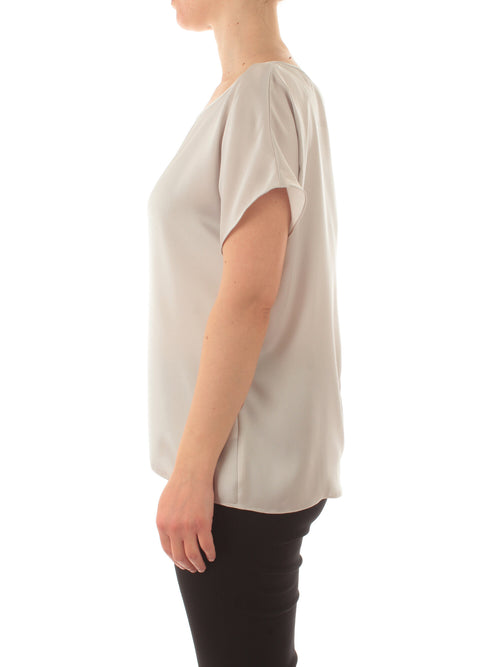 Gaia Life blusa da donna grigio perla