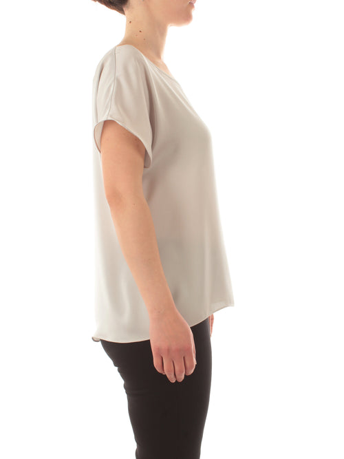 Gaia Life blusa da donna grigio perla