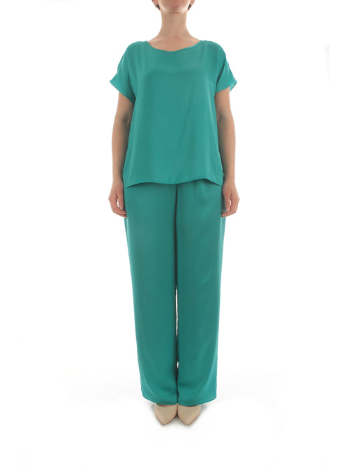 Gaia Life completo casacca pantalone da donna verde acqua