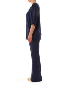 Gaia Life completo casacca e pantalone blu copiativo da donna