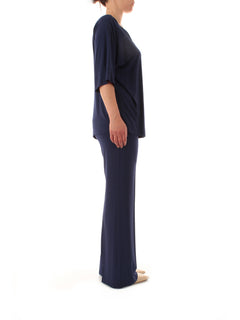 Gaia Life completo casacca e pantalone blu copiativo da donna