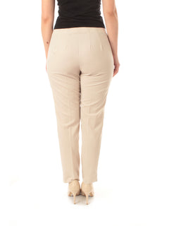 Gaia Life pantalone a sigaretta da donna sabbia