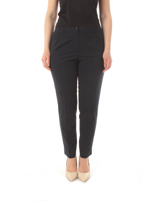 Gaia Life pantalone a sigaretta da donna blu navy