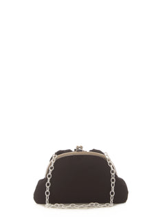 Marina Talia borsa clutch con fiori da donna nero