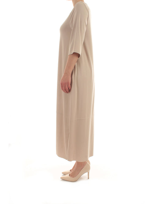 Marina Talia abito lungo da donna beige