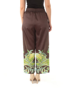 Marina Rinaldi Sport WILSON pantalone cropped da donna cioccolato