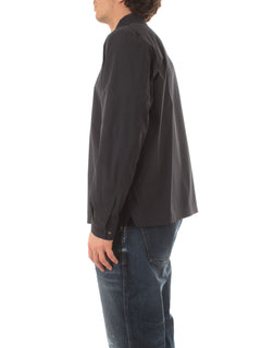 Herno overshirt in tessuto tecnico da uomo blu