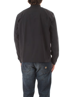 Herno overshirt in tessuto tecnico da uomo blu
