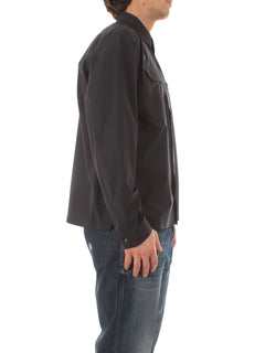 Herno overshirt in tessuto tecnico da uomo blu