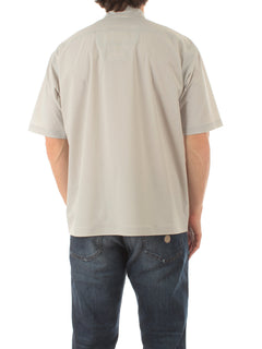 Herno camicia in tech stretch woven da uomo ice