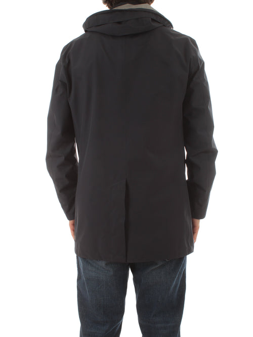 Herno impermeabile in gore-tex paclite da uomo blu