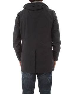 Herno impermeabile in gore-tex paclite da uomo blu