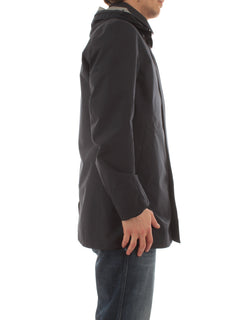 Herno impermeabile in gore-tex paclite da uomo blu