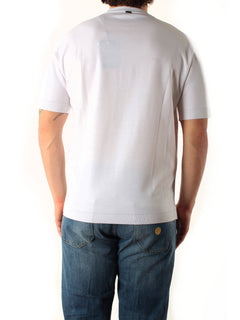 Herno t-shirt in jersey knit effect da uomo bianco