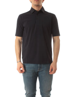 Herno polo in spring ultralight scuba da uomo blu
