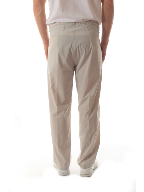 Herno pantaloni in tech stretch woven da uomo ice