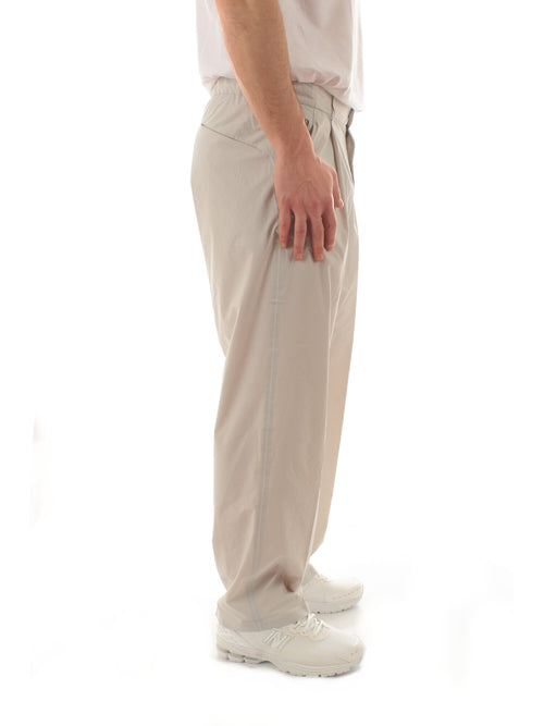Herno pantaloni in tech stretch woven da uomo ice