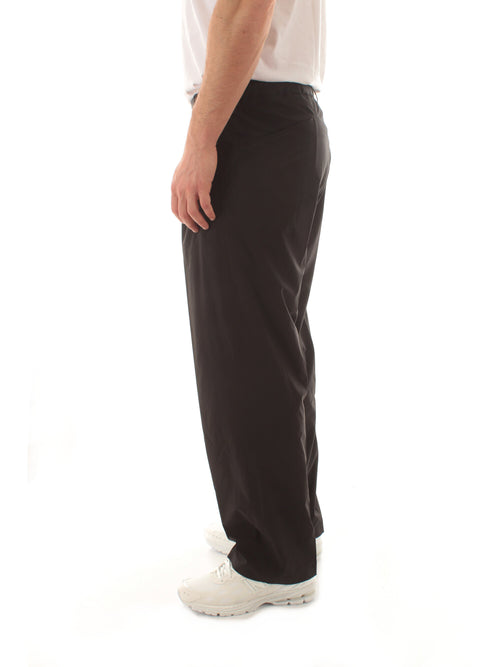 Herno pantaloni in tech stretch woven da uomo nero